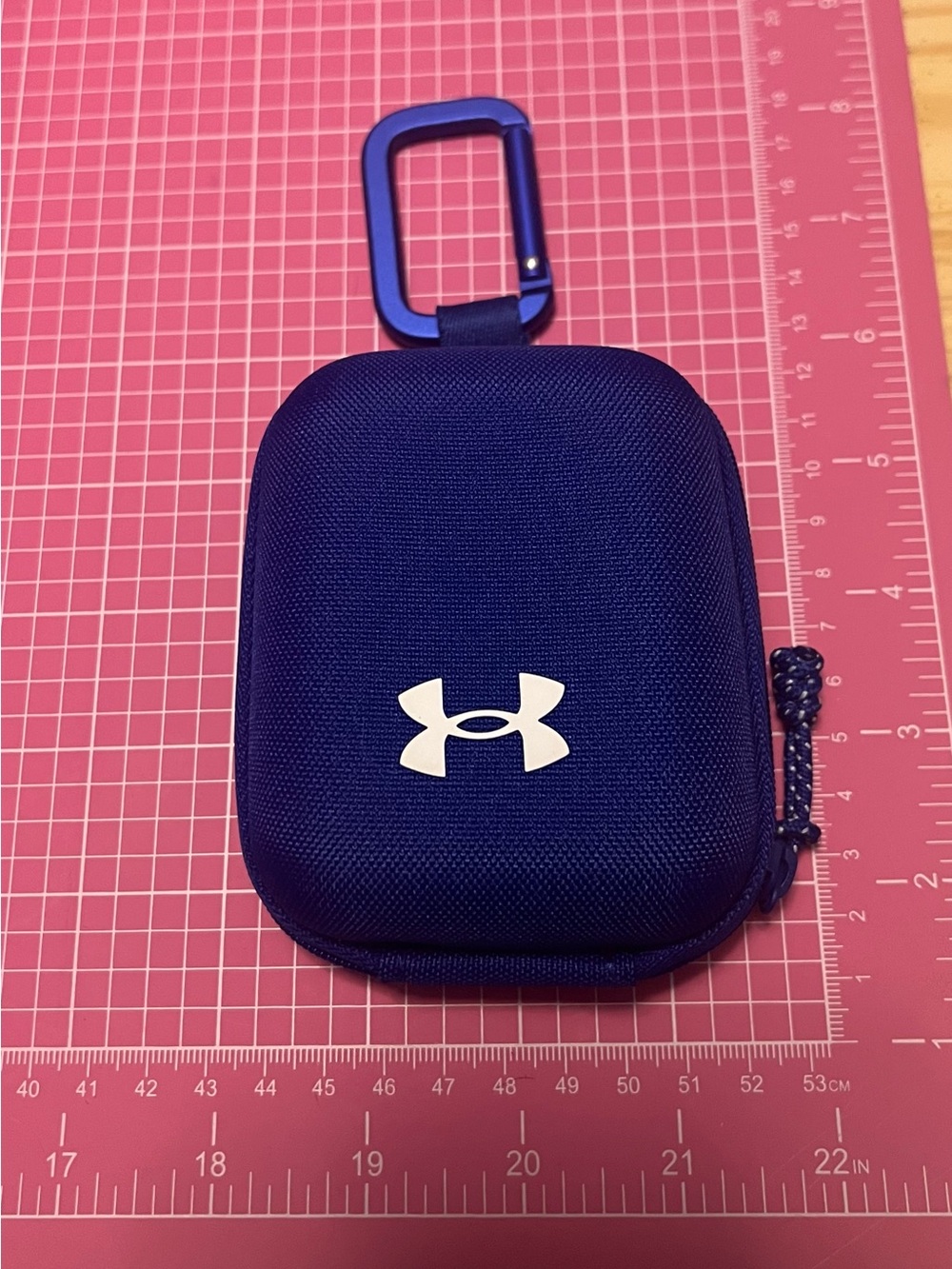Under Armour Royal Blue Zippered Accessory Case with Carabiner